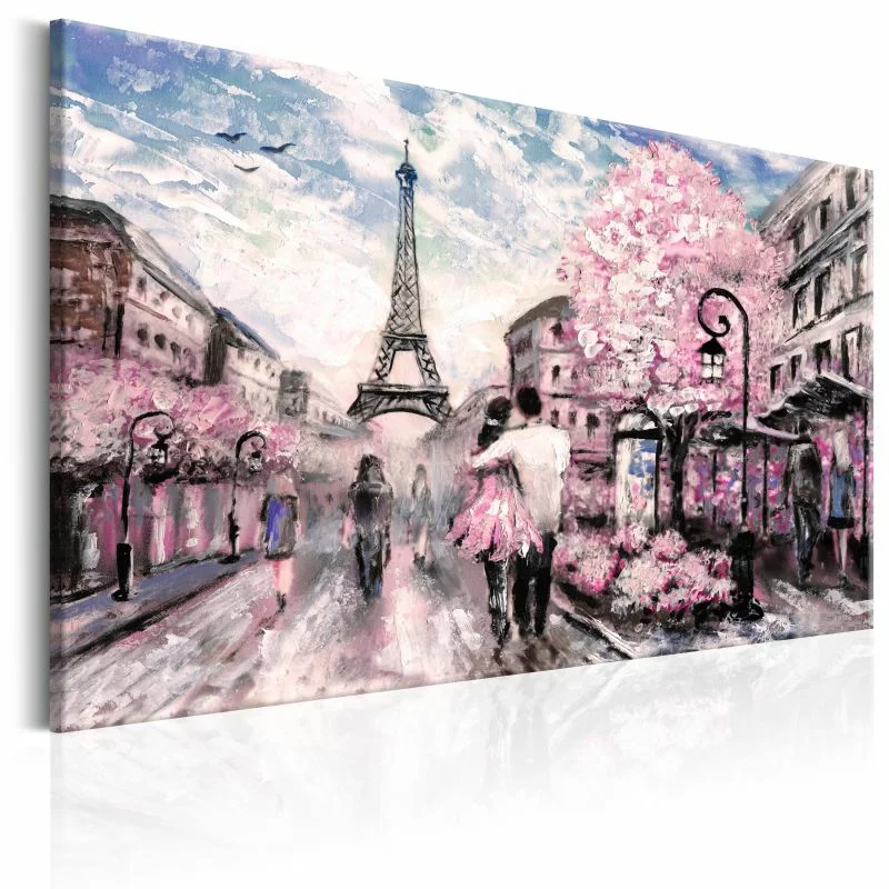 Obraz - Różowy Paryż - obrazek 1