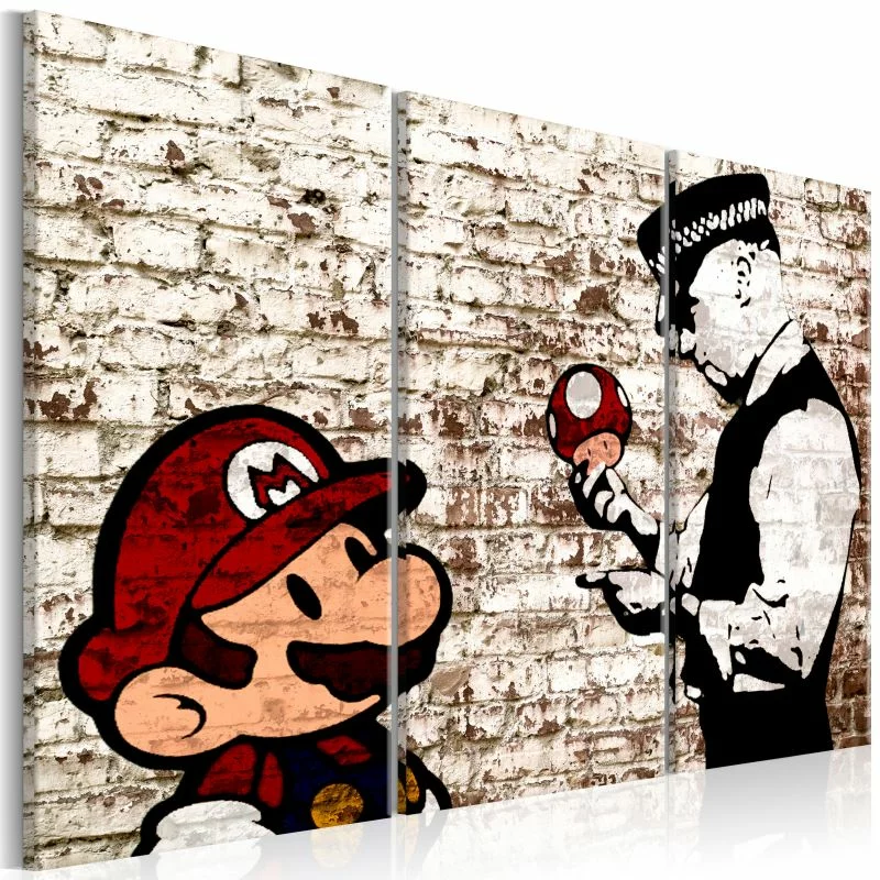 Obraz - Mario Bros: Zdarta ściana