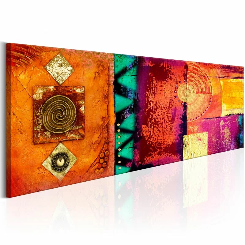 Obraz - Pomarańczowa abstrakcja - obrazek 1