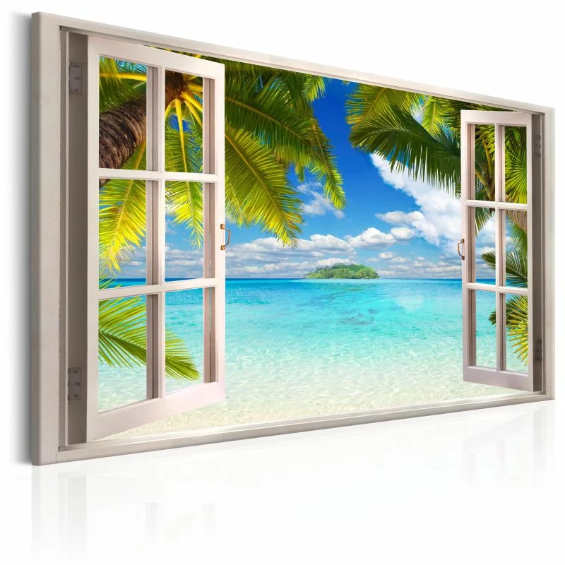Obraz - Okno: widok na morze