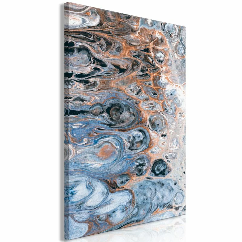 Obraz - Sienna Blue Marble (1-częściowy) pionowy