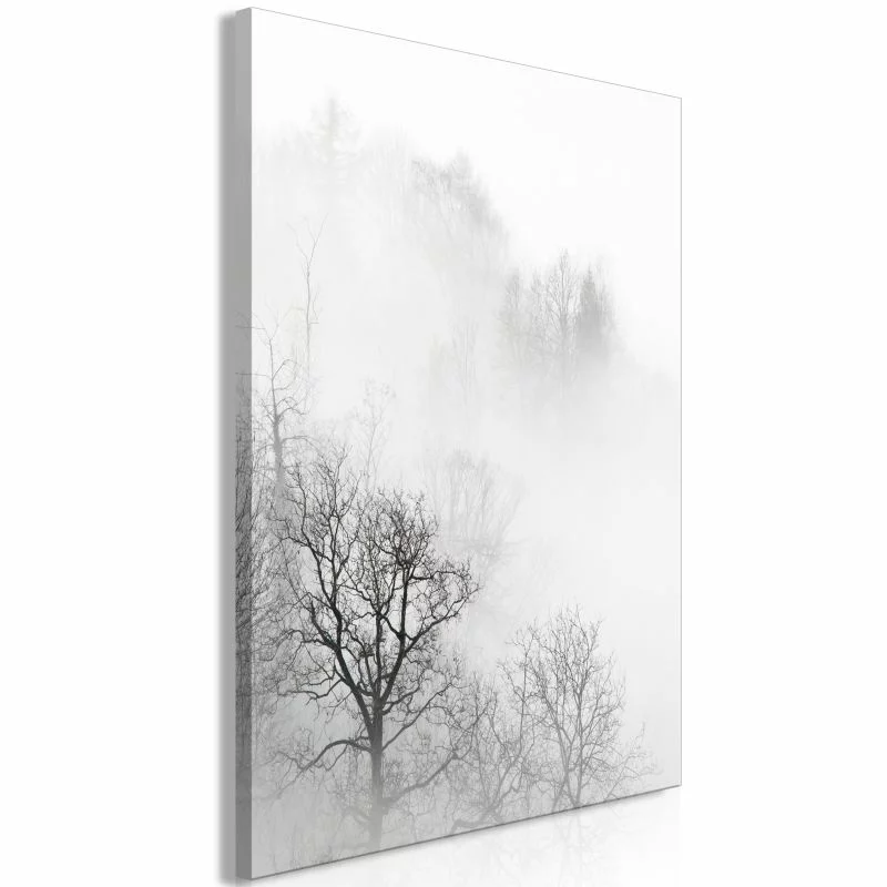 Obraz - Drzewa we mgle (1-częściowy) pionowy