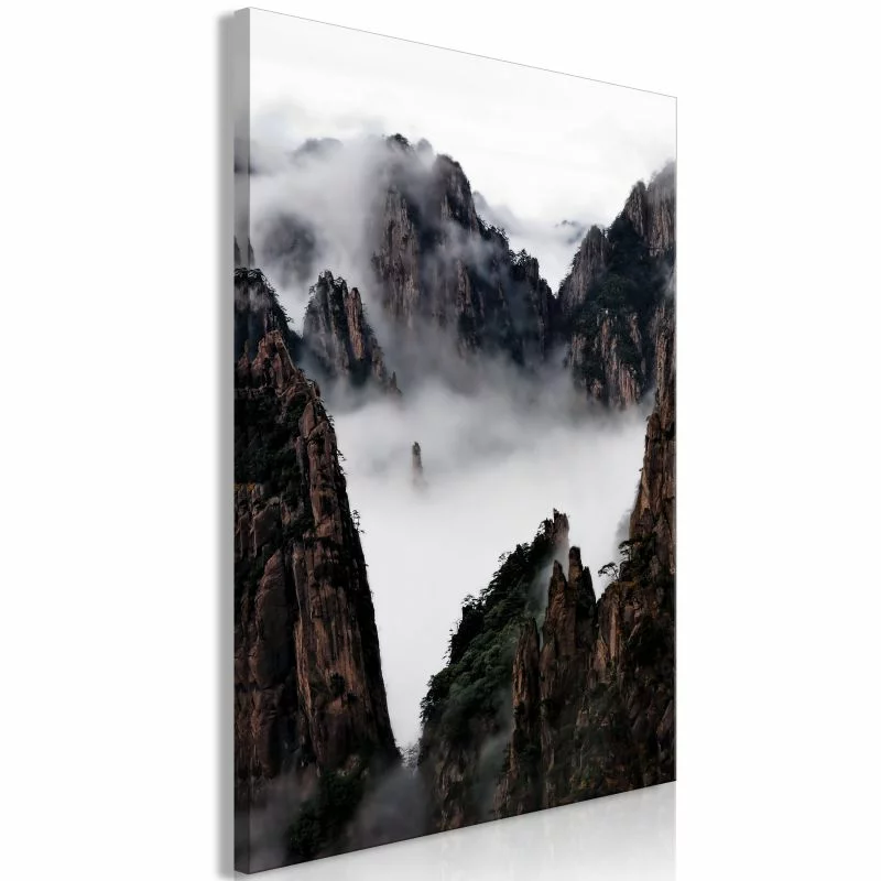 Obraz - Mgła nad Huang Shan (1-częściowy) pionowy - obrazek 1
