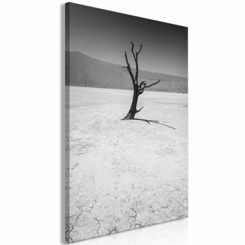 Obraz - Drzewo na pustyni (1-częściowy) pionowy - obrazek 1