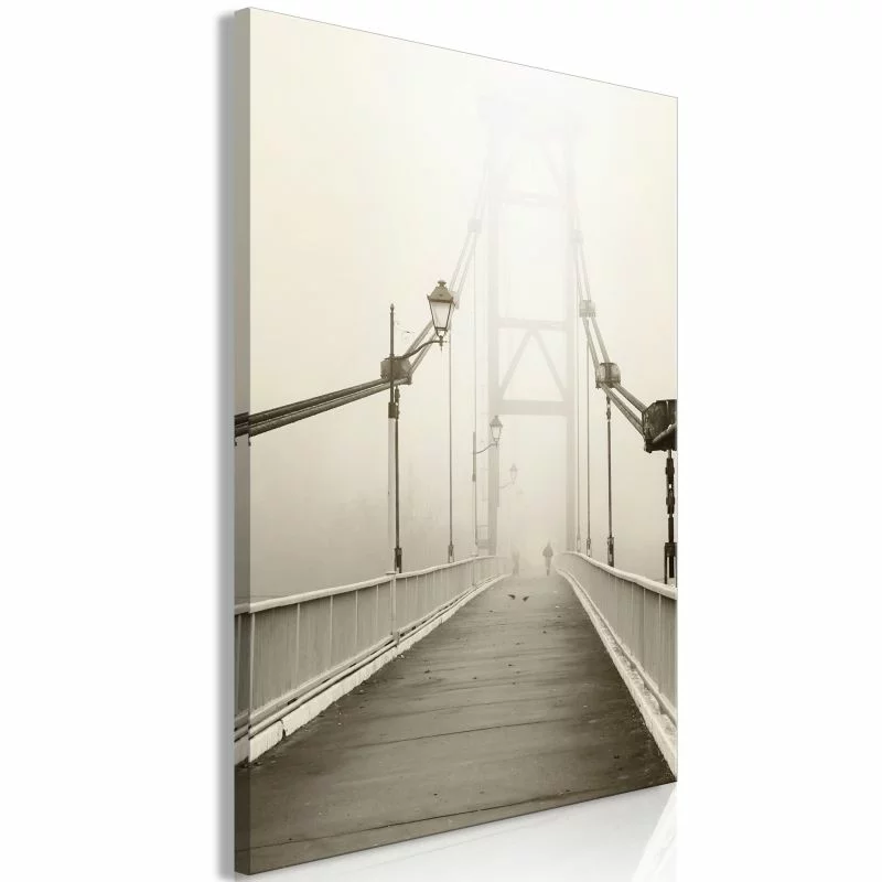 Obraz - Most we mgle (1-częściowy) pionowy - obrazek 1