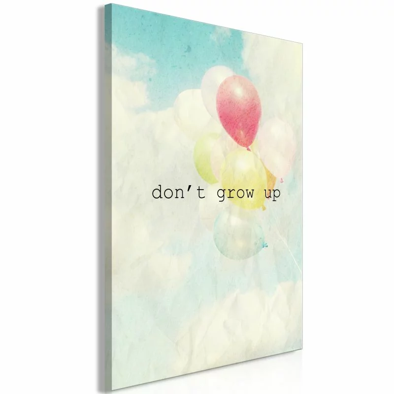 Obraz - Don't grow up (1-częściowy) pionowy