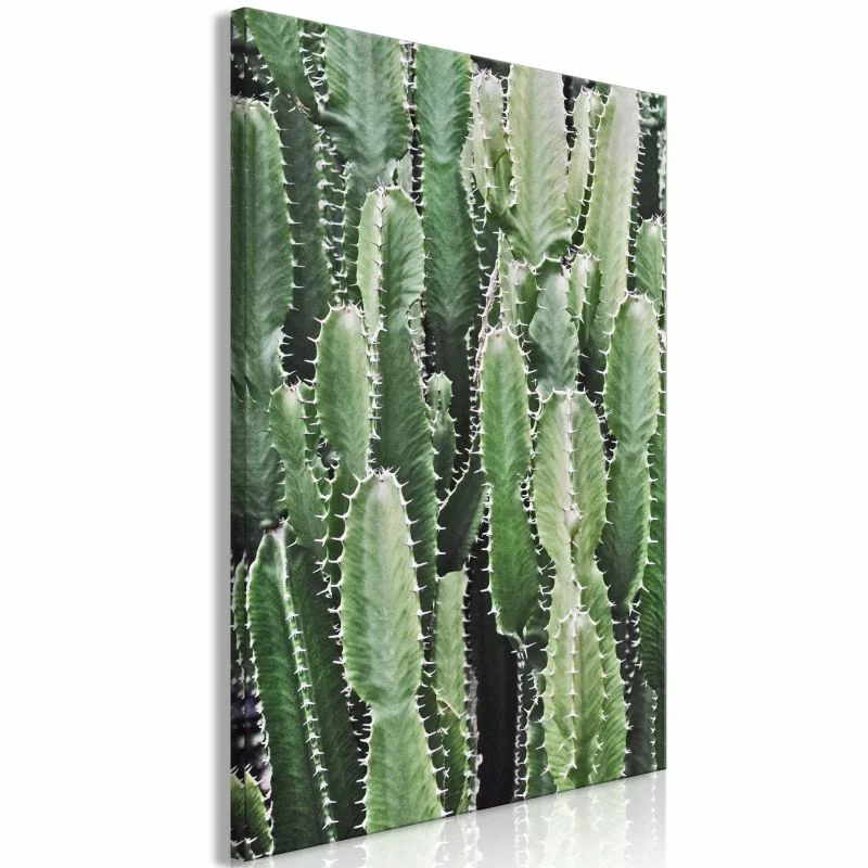 Obraz - Kaktusowy ogród (1-częściowy) pionowy - obrazek 1
