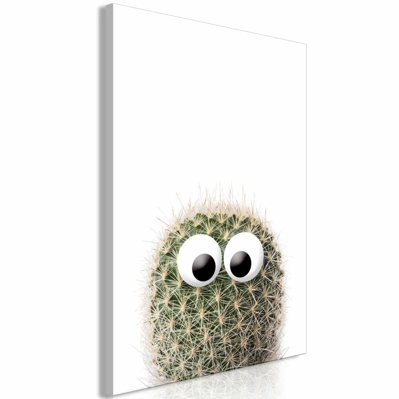 Obraz - Kaktus z oczami (1-częściowy) pionowy - obrazek 1