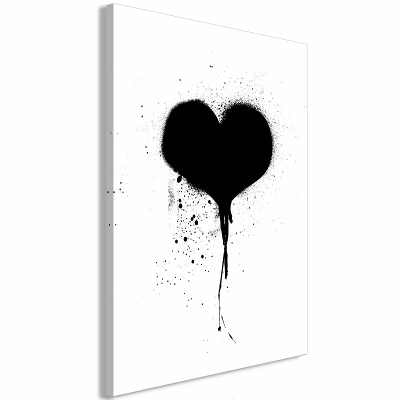 Obraz - Zniszczone serce (1-częściowy) pionowy