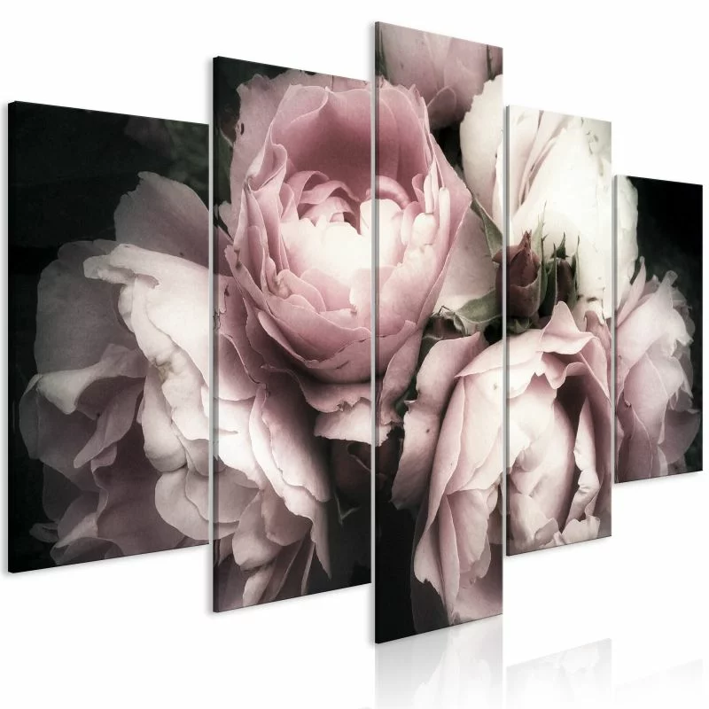 Obraz - Zapach róży (5-częściowy) szeroki