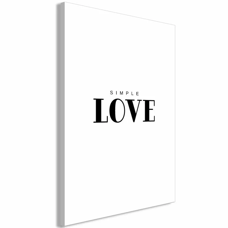 Obraz - Simple Love (1-częściowy) pionowy - obrazek 1