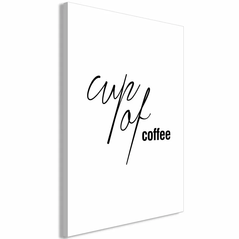 Obraz - Cup of Coffee (1-częściowy) pionowy - obrazek 1