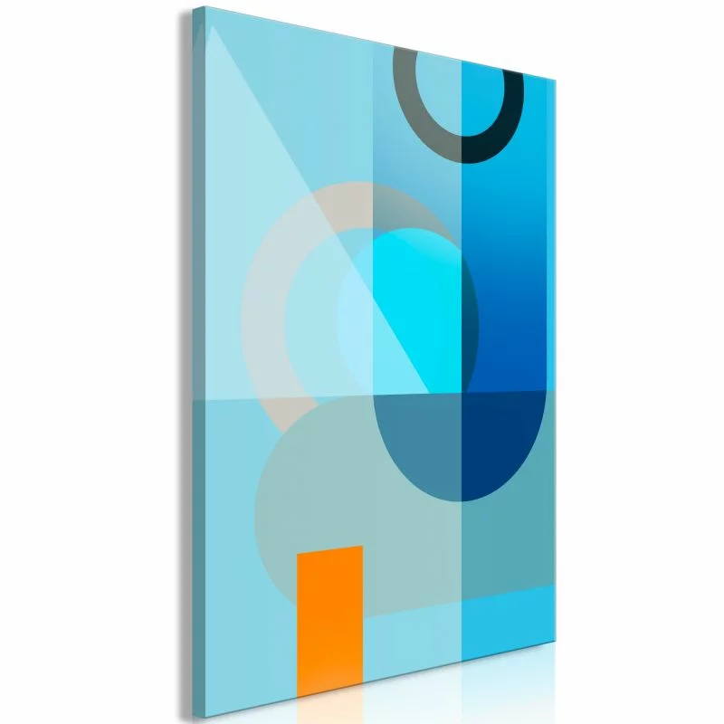 Obraz - Błękitna tafla (1-częściowy) pionowy