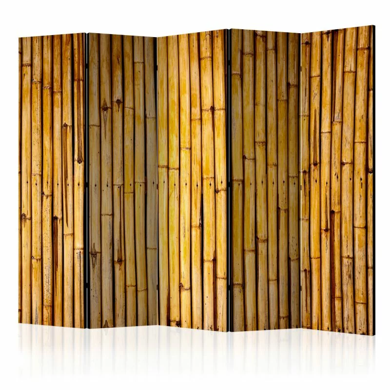 Parawan 5-częściowy - Bambusowy ogród II [Parawan] - obrazek 1