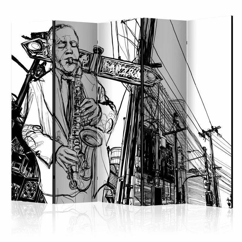 Parawan 5-częściowy - Saxophone recital on Broadway II - obrazek 1