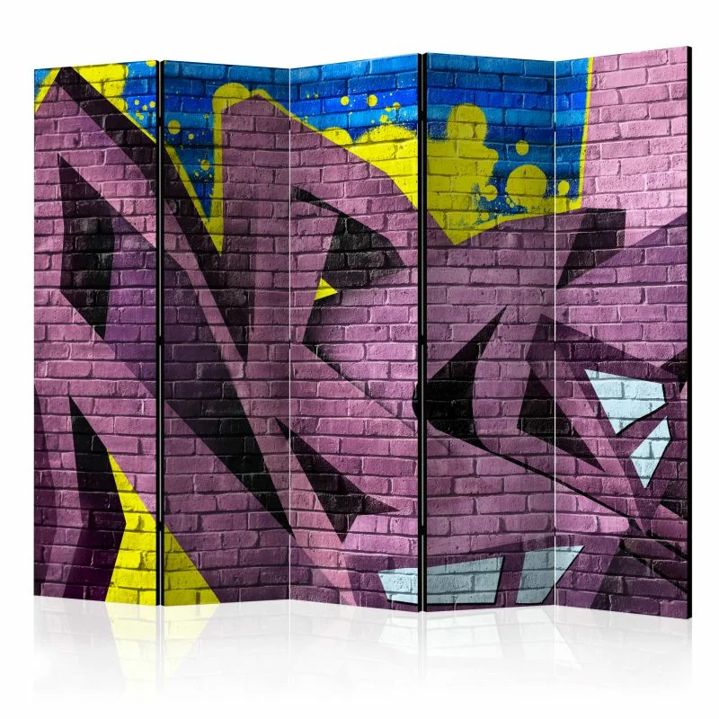 Parawan 5-częściowy - Street art - graffiti II - obrazek 1