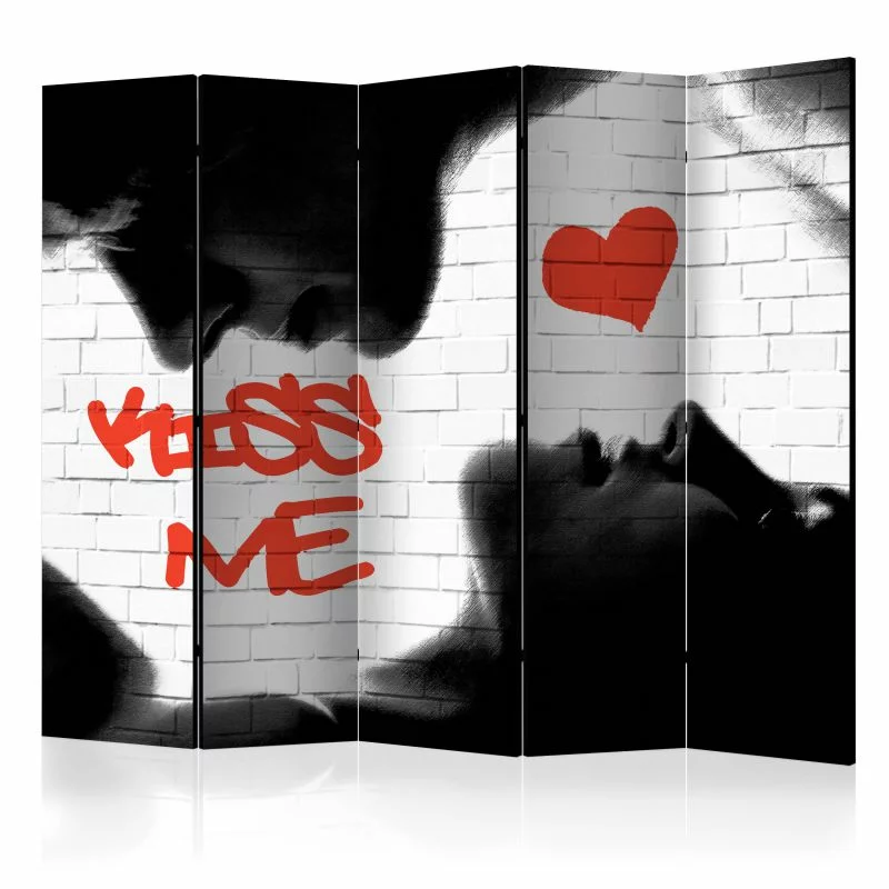 Parawan 5-częściowy - Kiss me II