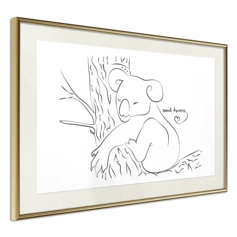 Plakat - Odpoczywający koala - obrazek 1