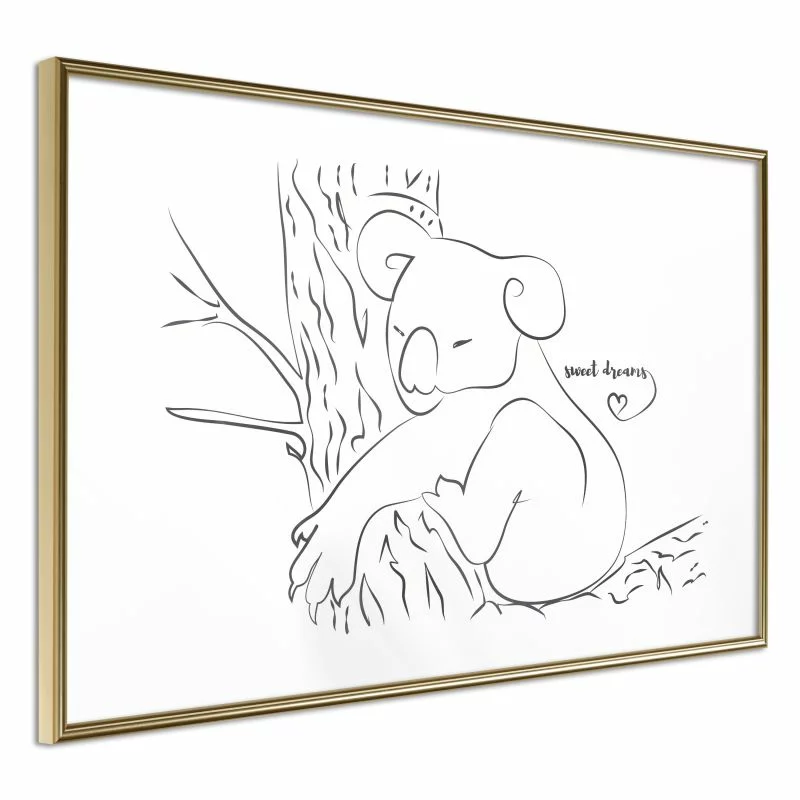 Plakat - Odpoczywający koala - obrazek 1