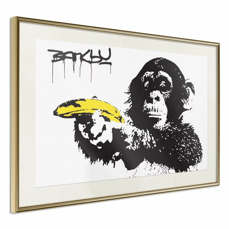 Plakat - Banksy: Banana Gun I - obrazek 1