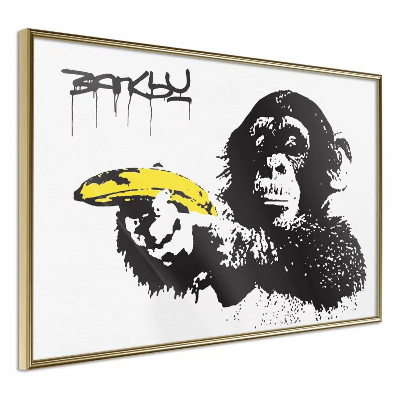 Plakat - Banksy: Banana Gun I - obrazek 1