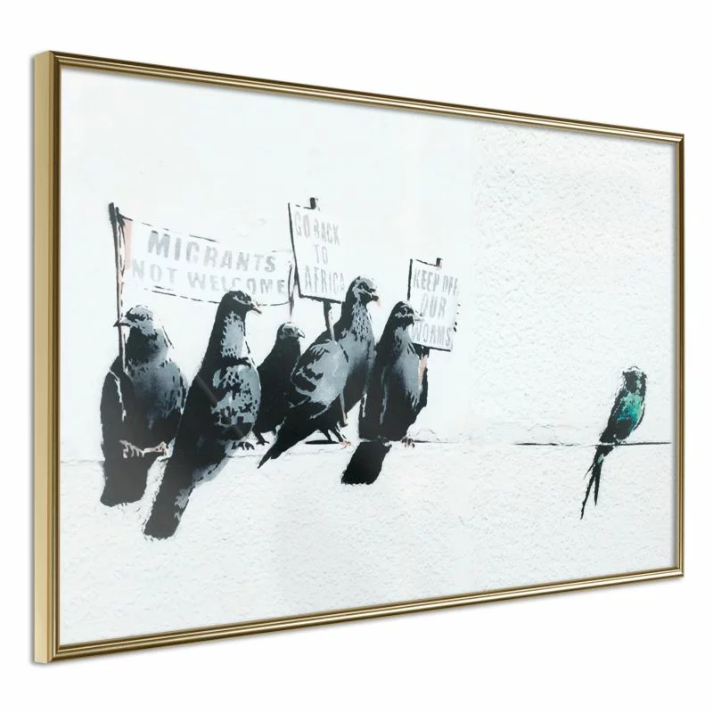 Plakat - Banksy: Pigeons - obrazek 1