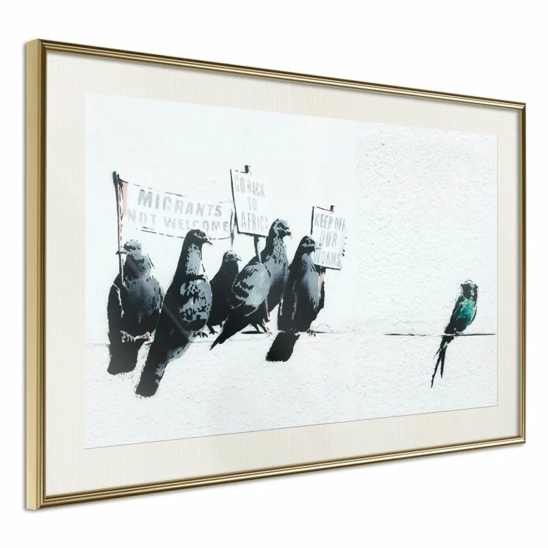 Plakat - Banksy: Pigeons - obrazek 1