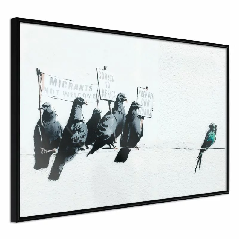 Plakat - Banksy: Pigeons - obrazek 1