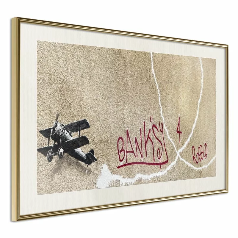 Plakat - Banksy: Love Plane