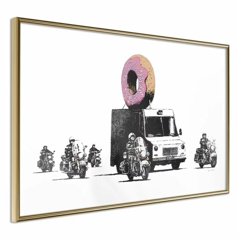 Plakat - Banksy: Donuts (Strawberry)