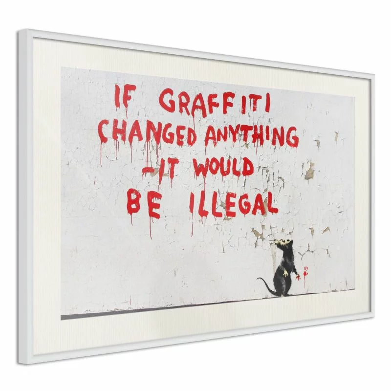 Plakat - Banksy: If Graffiti Changed Anything