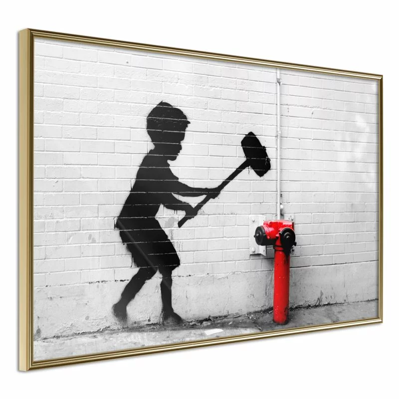 Plakat - Banksy: Hammer Boy