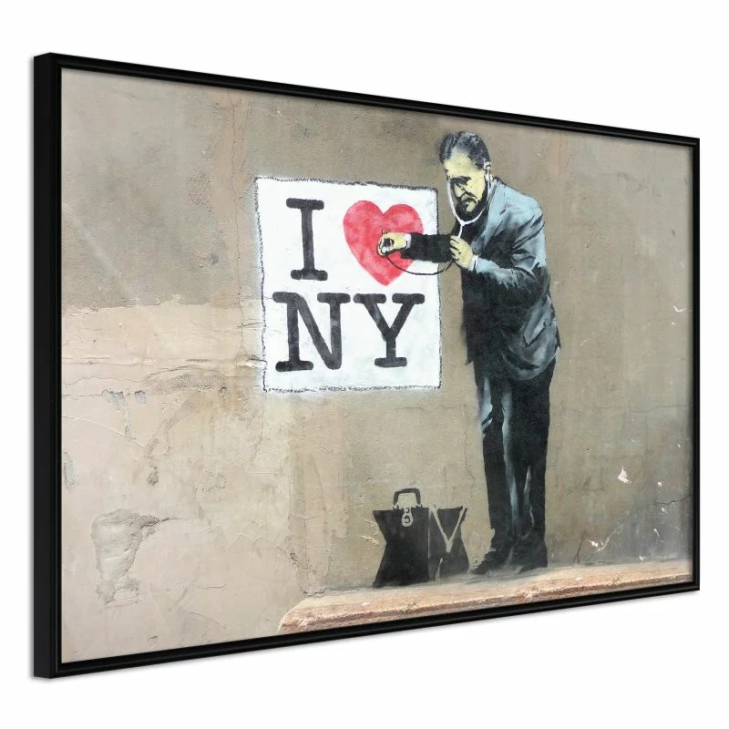 Plakat - Banksy: I Heart NY  - obrazek 1