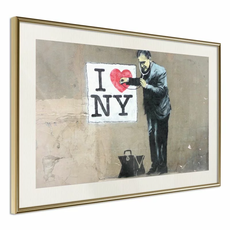 Plakat - Banksy: I Heart NY  - obrazek 1