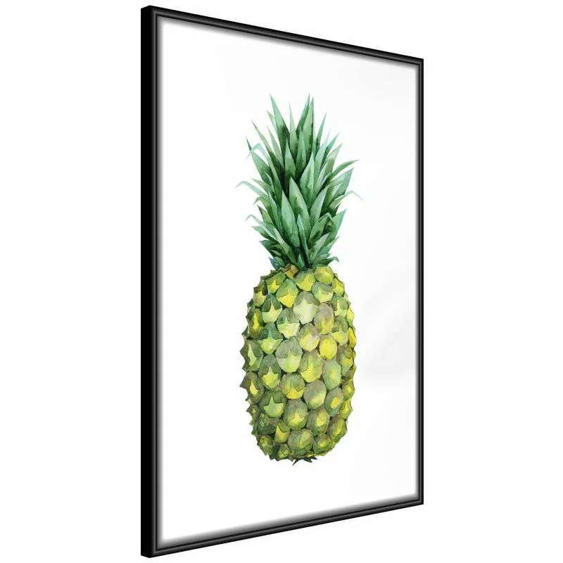 Plakat - Niedojrzały ananas