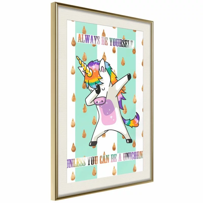 Plakat - Dabujący jednorożec - obrazek 1