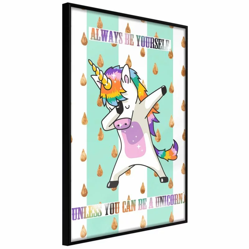 Plakat - Dabujący jednorożec - obrazek 1