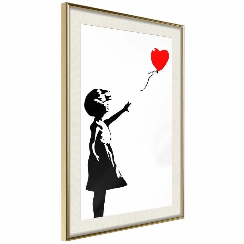 Plakat - Banksy: Girl with Balloon I - obrazek 1
