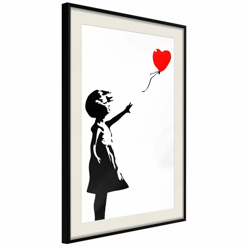 Plakat - Banksy: Girl with Balloon I - obrazek 1