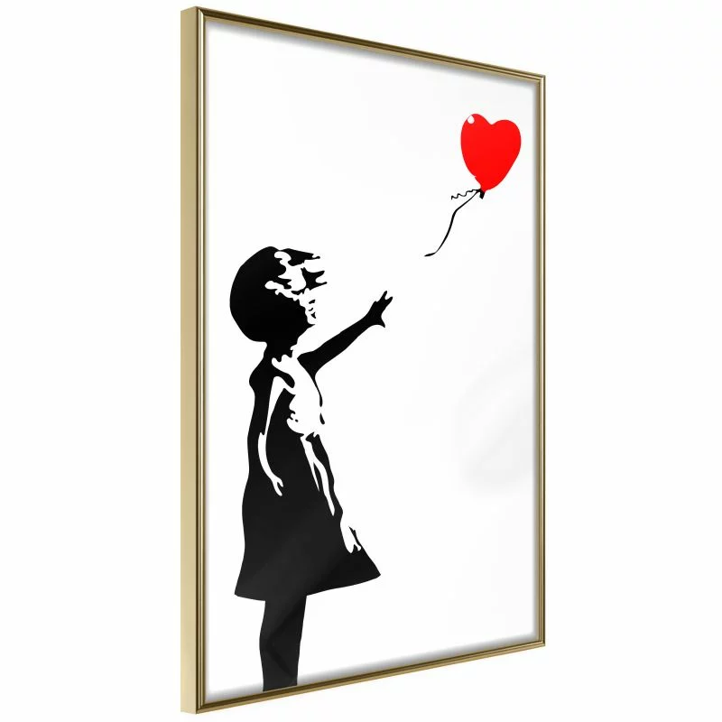 Plakat - Banksy: Girl with Balloon I - obrazek 1