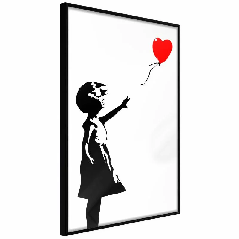 Plakat - Banksy: Girl with Balloon I - obrazek 1