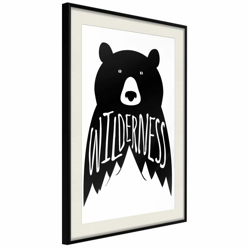 Plakat - Dziki niedźwiedź - obrazek 1