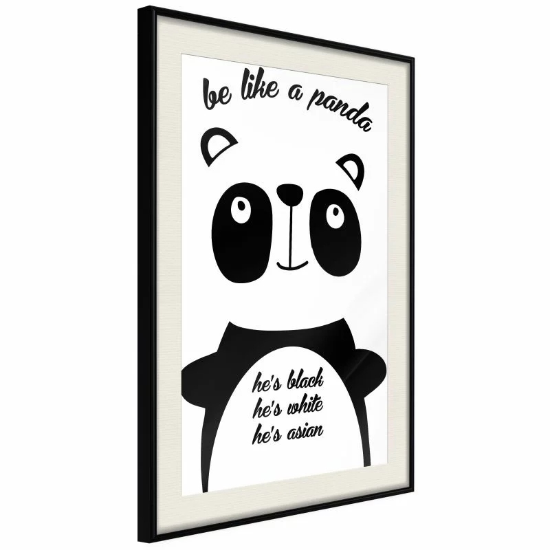 Plakat - Tolerancyjna panda - obrazek 1