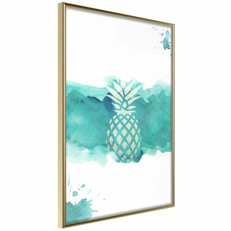 Plakat - Pastelowy ananas - obrazek 1