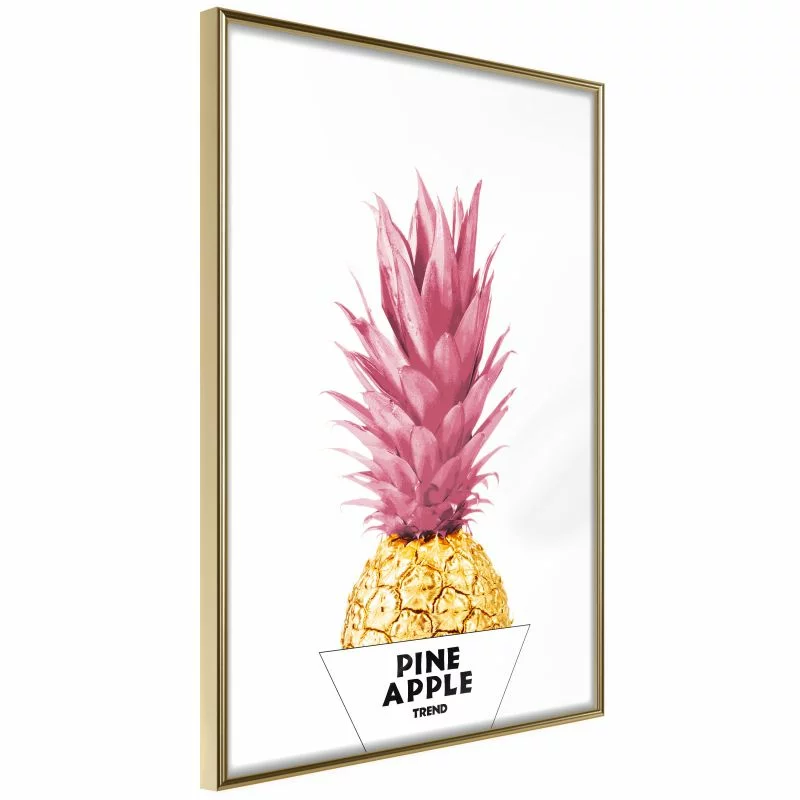 Plakat - Modny ananas - obrazek 1