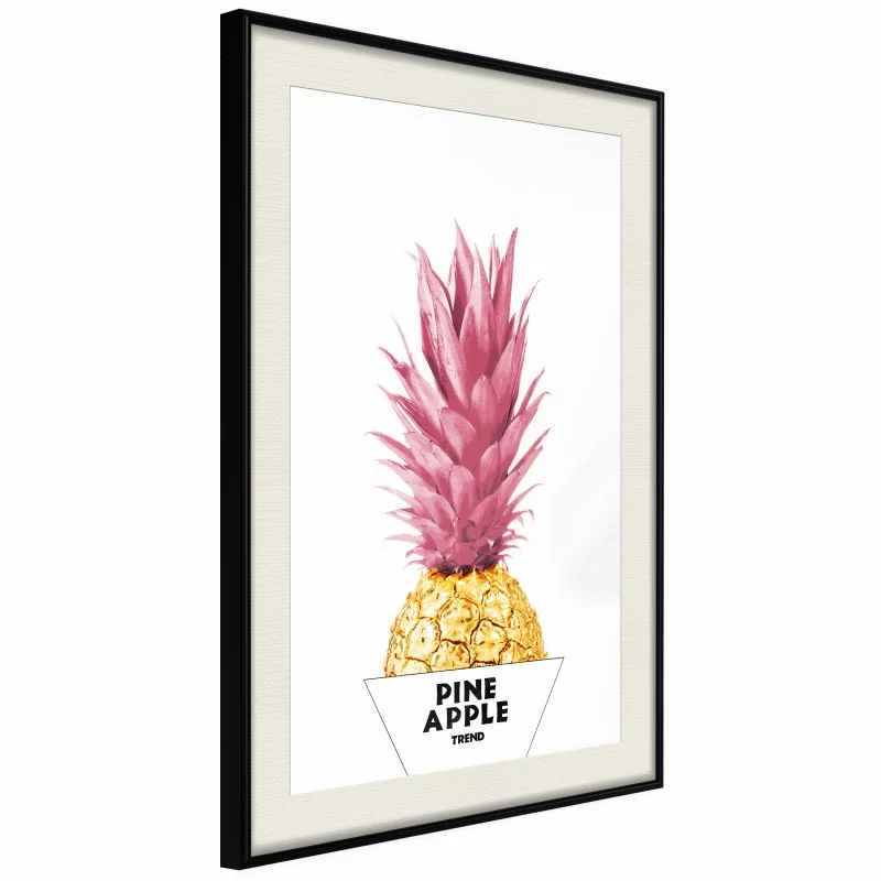 Plakat - Modny ananas - obrazek 1