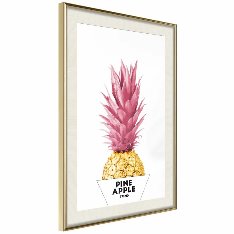 Plakat - Modny ananas - obrazek 1