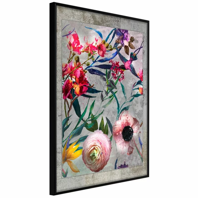 Plakat - Rozrzucone kwiaty - obrazek 1