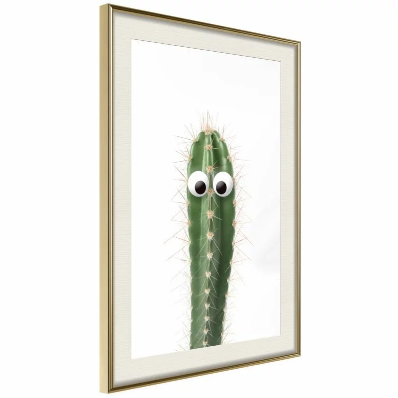 Plakat - Śmieszny kaktus I
