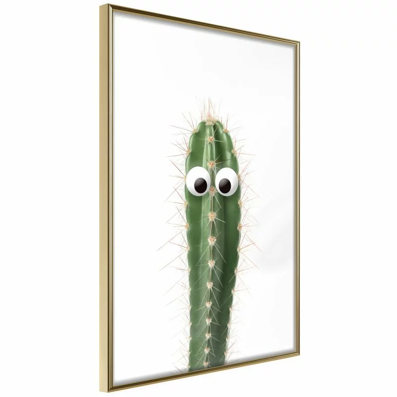 Plakat - Śmieszny kaktus I - obrazek 1